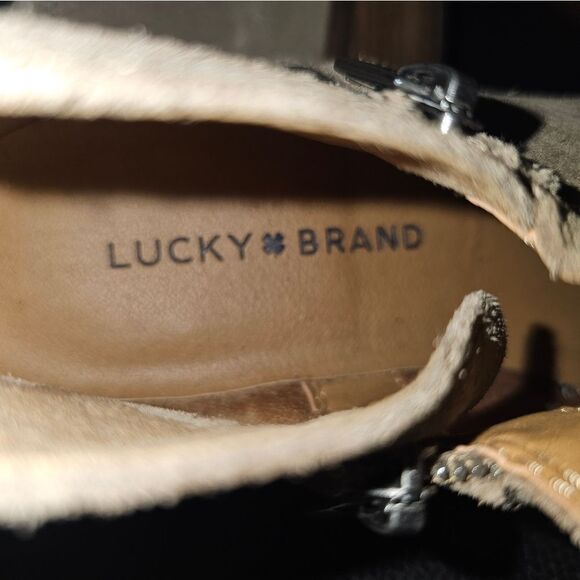 LUCKY BRAND Fhuna Ankle Boots - Size 8 1/2 - Picture 6 of 7
